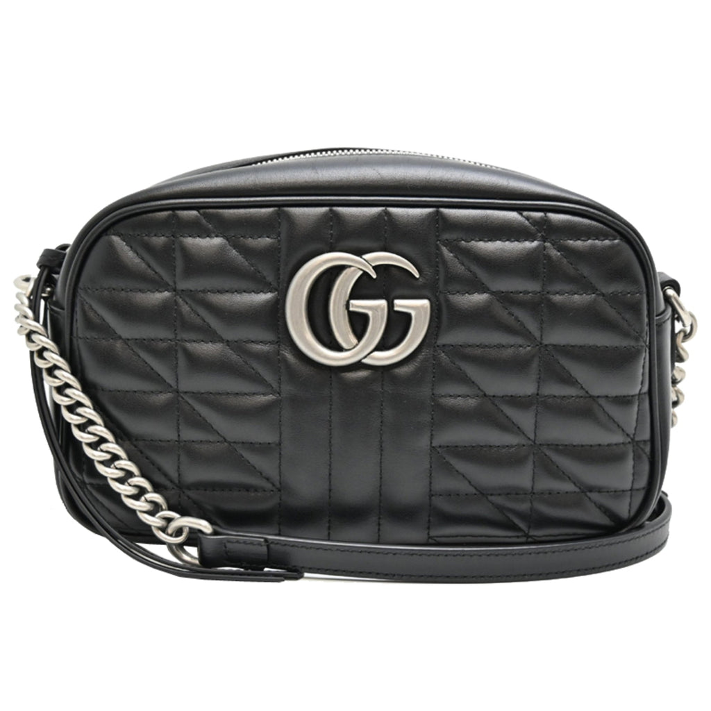 Gucci Black Leather Shoulder Bag (Pre-Owned)