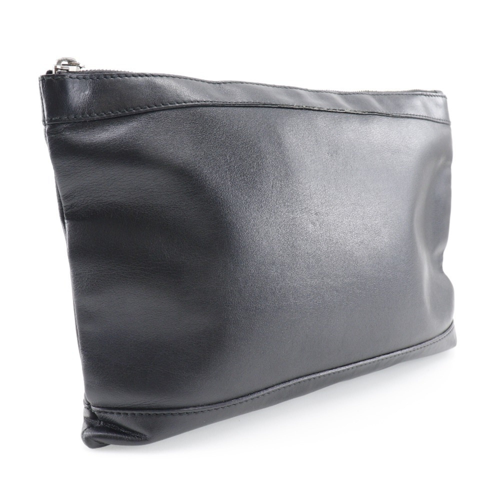 Balenciaga Black Suede Clutch