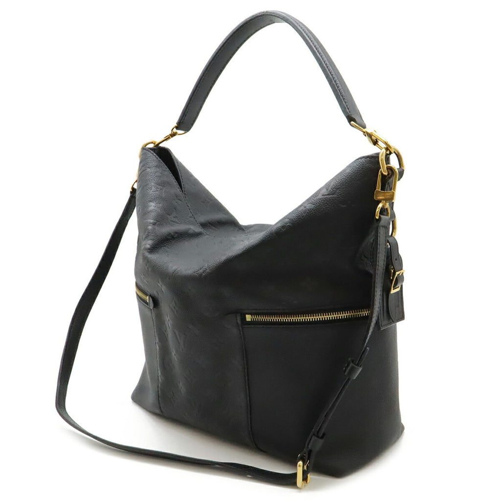 Louis Vuitton Black Noir Monogram Empreinte Shoulder Bag