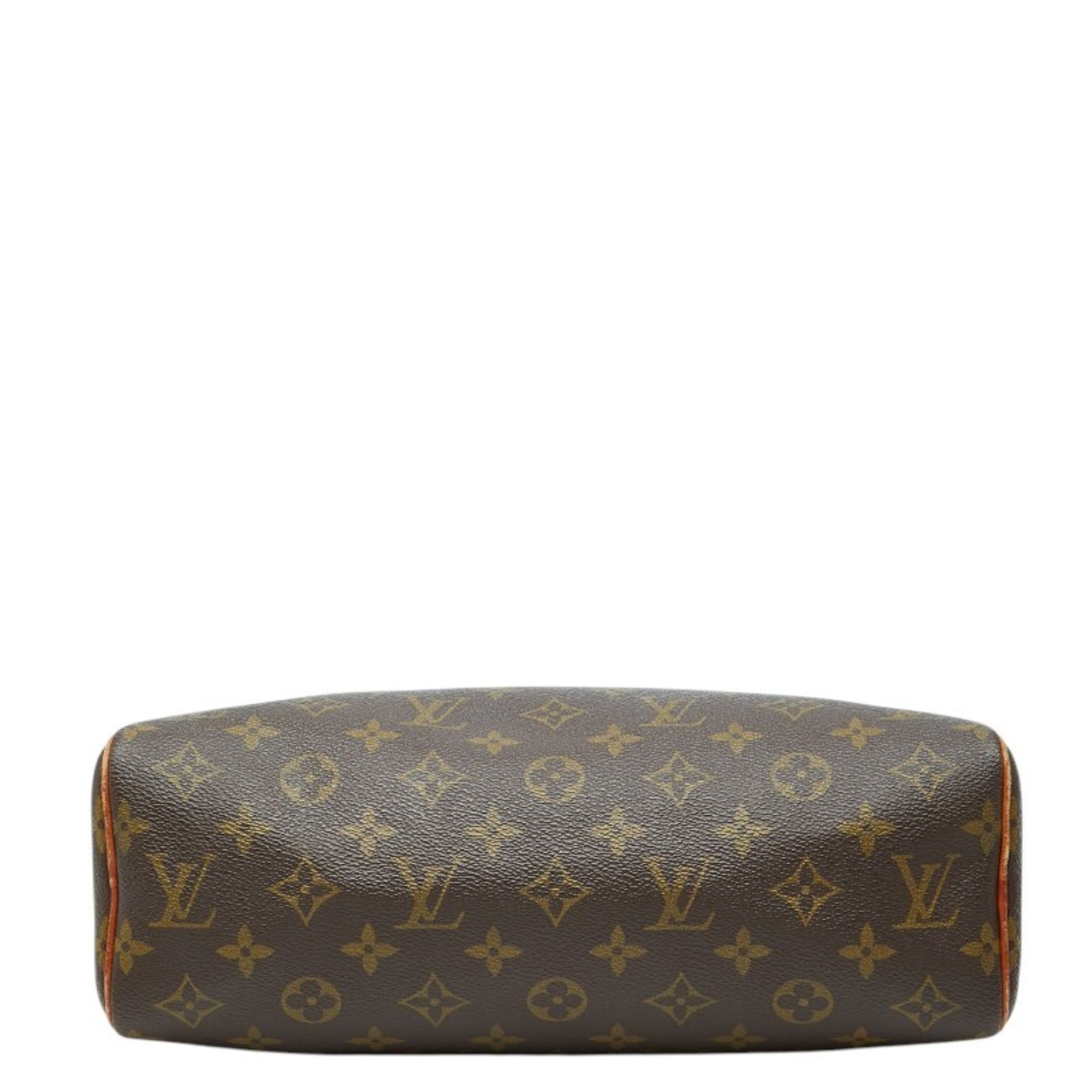 Louis Vuitton Brown Pvc Leather Shoulder Bag