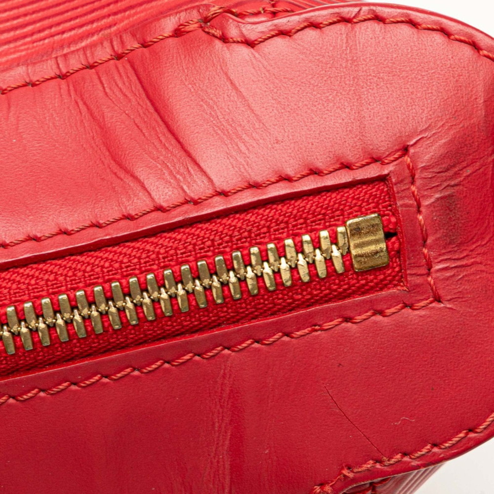 Louis Vuitton Red Color Rouge Leather Handbag Shoulder Bag