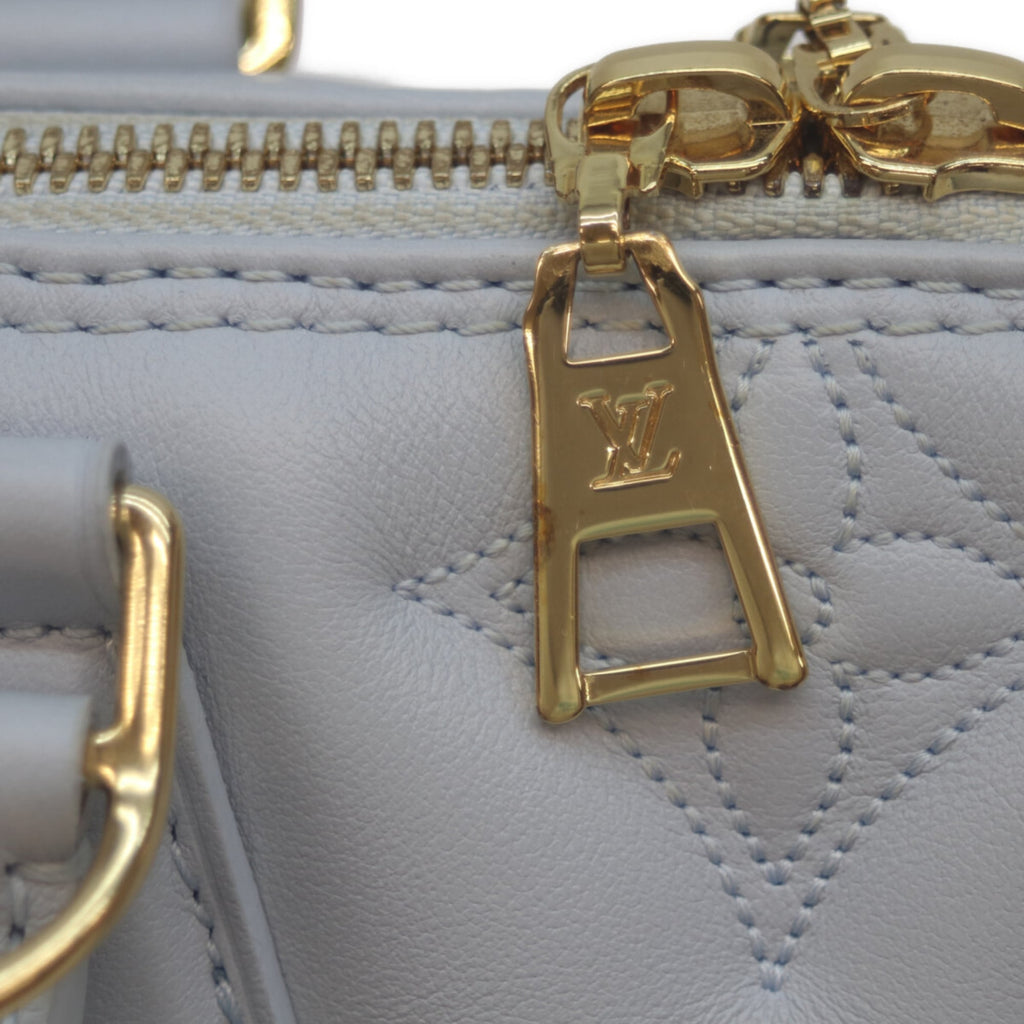 Louis Vuitton Blue Leather Handbag
