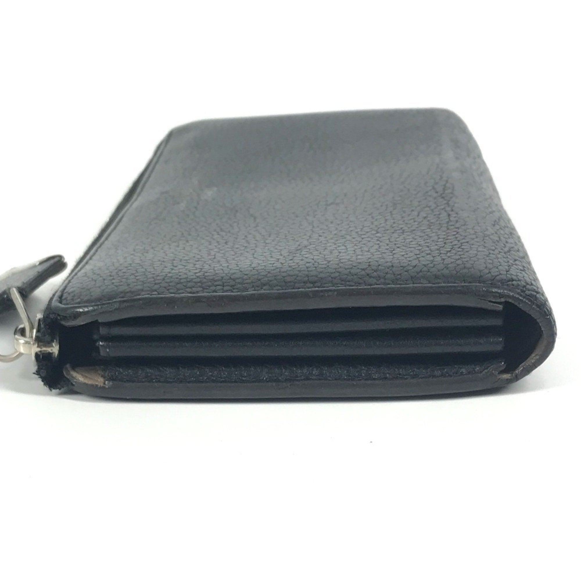 Louis Vuitton Black Leather Long Wallet