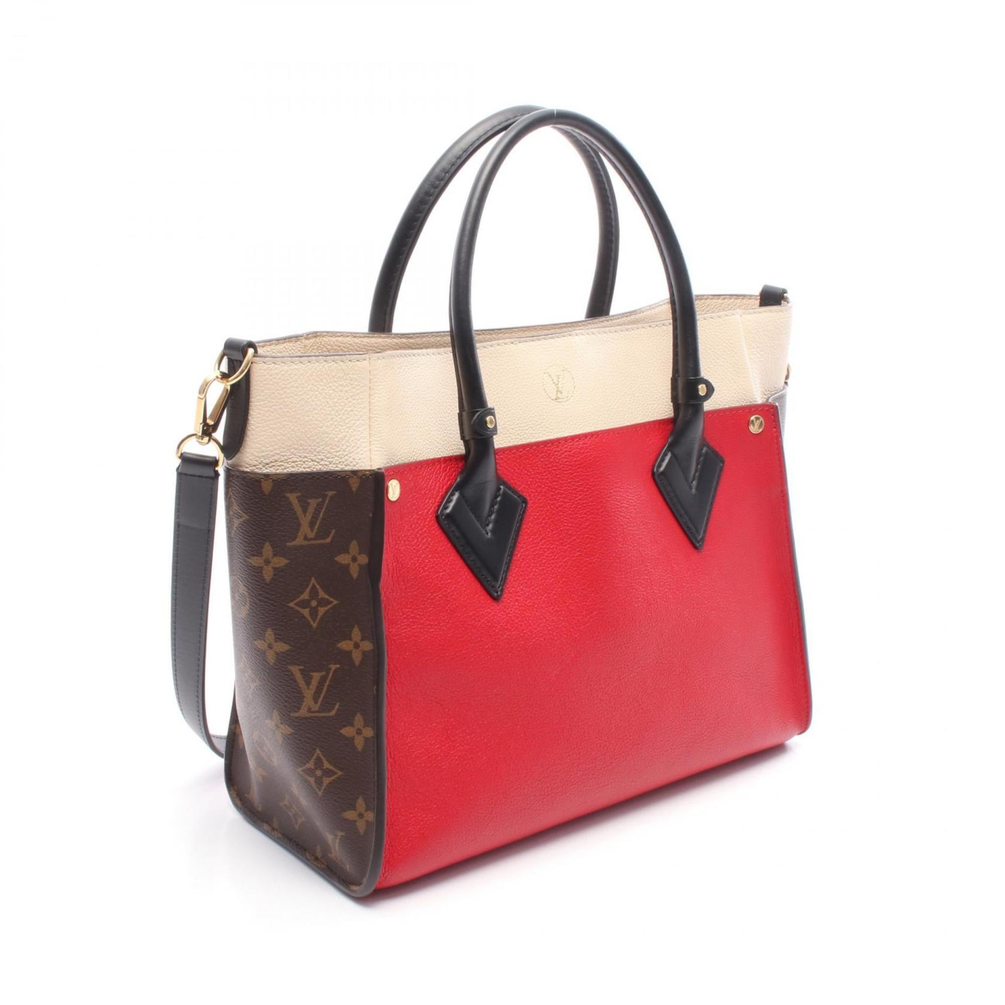 Louis Vuitton Brown Monogram Multi-Color Red Color Rouge Monogram Coated Canvas Handbag