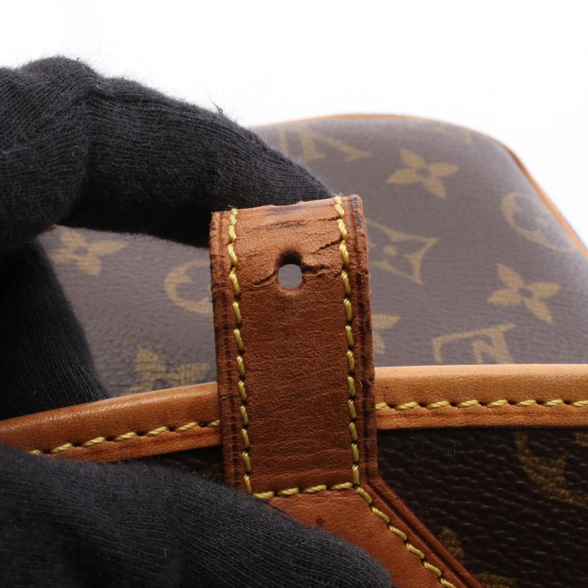 Louis Vuitton Brown Coated Canvas Pvc Leather Monogram Shoulder Bag
