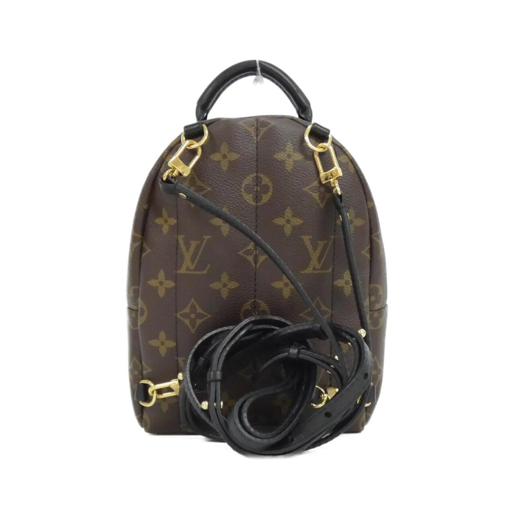 Louis Vuitton Marron Coated Canvas Backpack