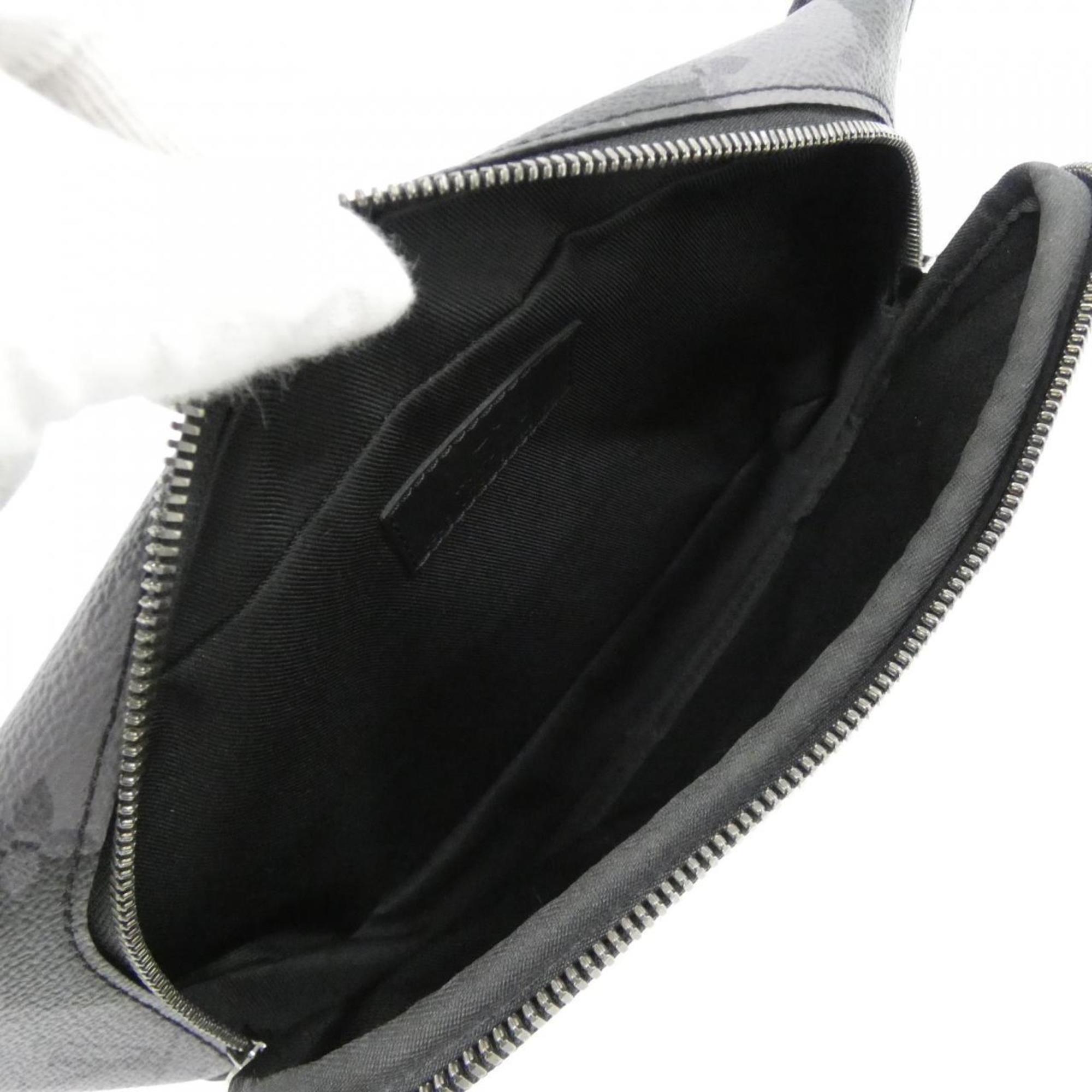 Louis Vuitton Black Coated Canvas Shoulder Bag