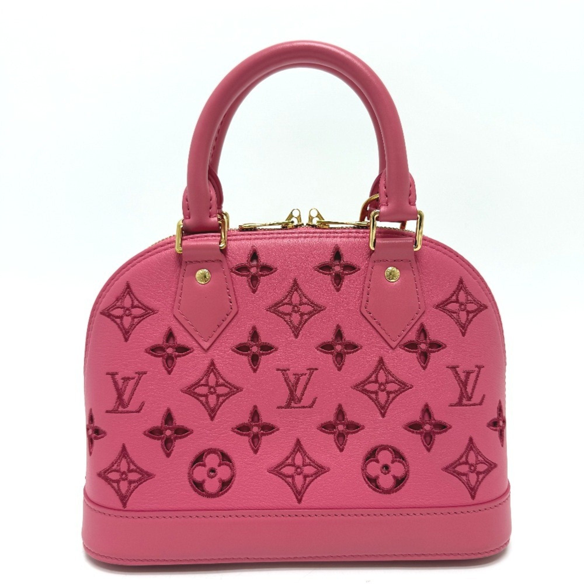 Louis Vuitton Pink Leather Handbag