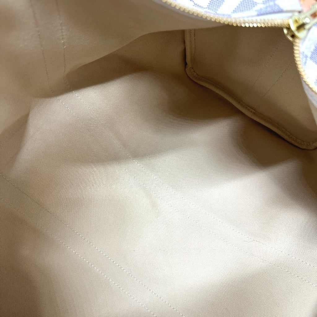 Louis Vuitton White Damier Azur Boston Bag