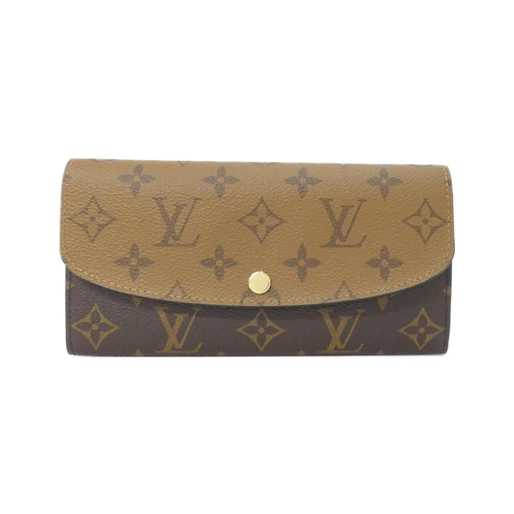 Louis Vuitton Marron Monogram Reverse Monogram Reverse Long Wallet