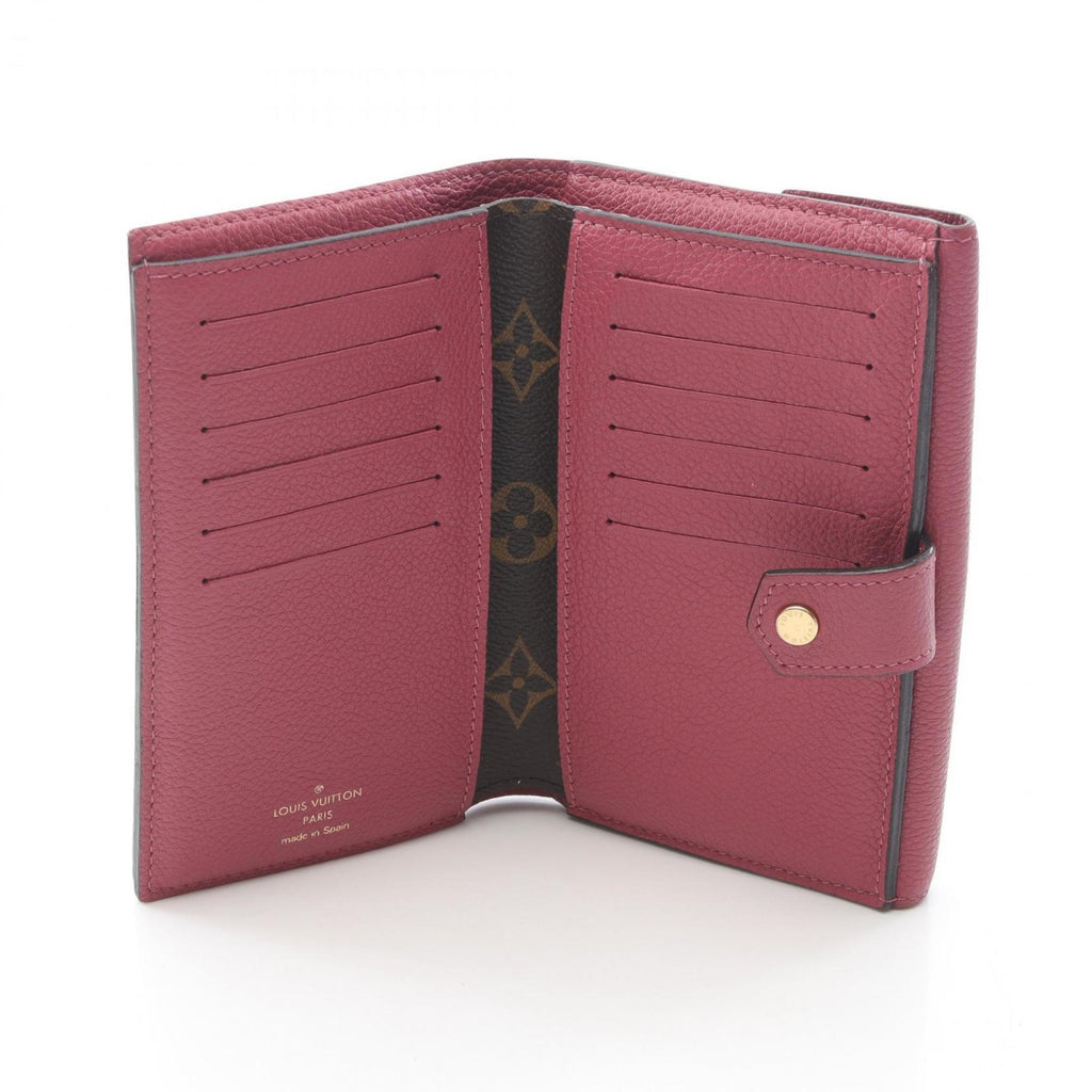 Louis Vuitton Brown Pink Pvc Leather Wallet