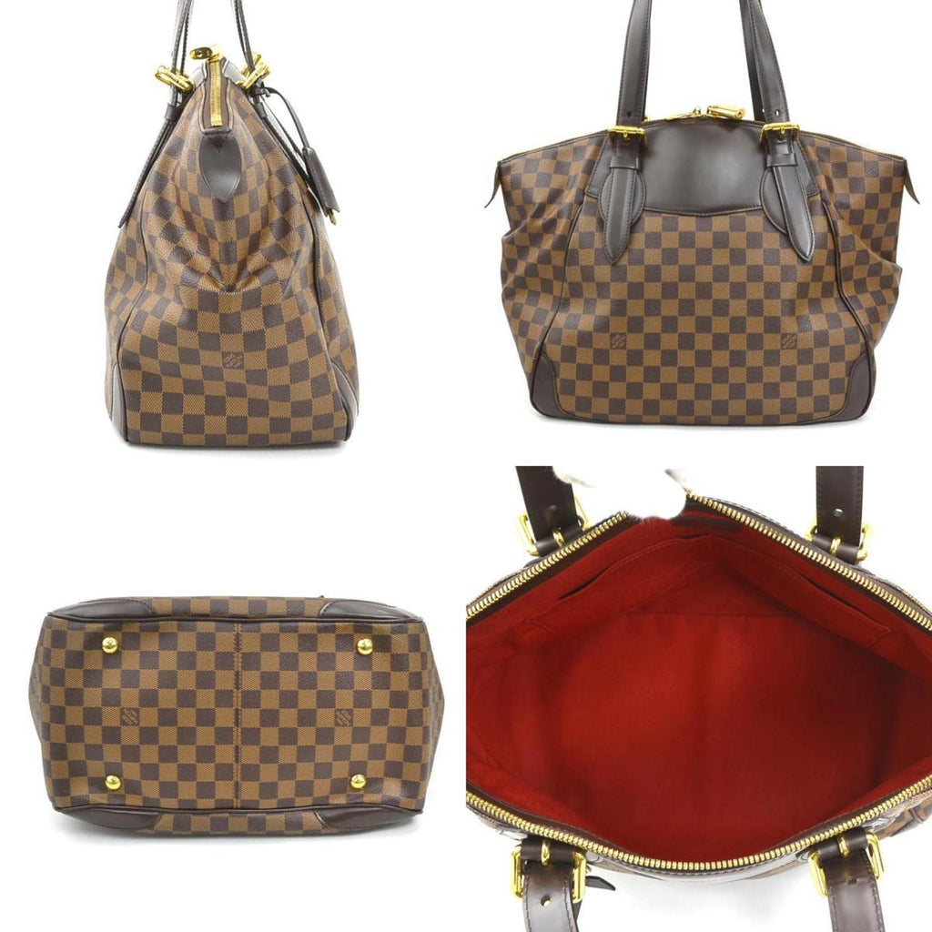 Louis Vuitton Damier Canvas Ebene Damier Canvas Shoulder Bag