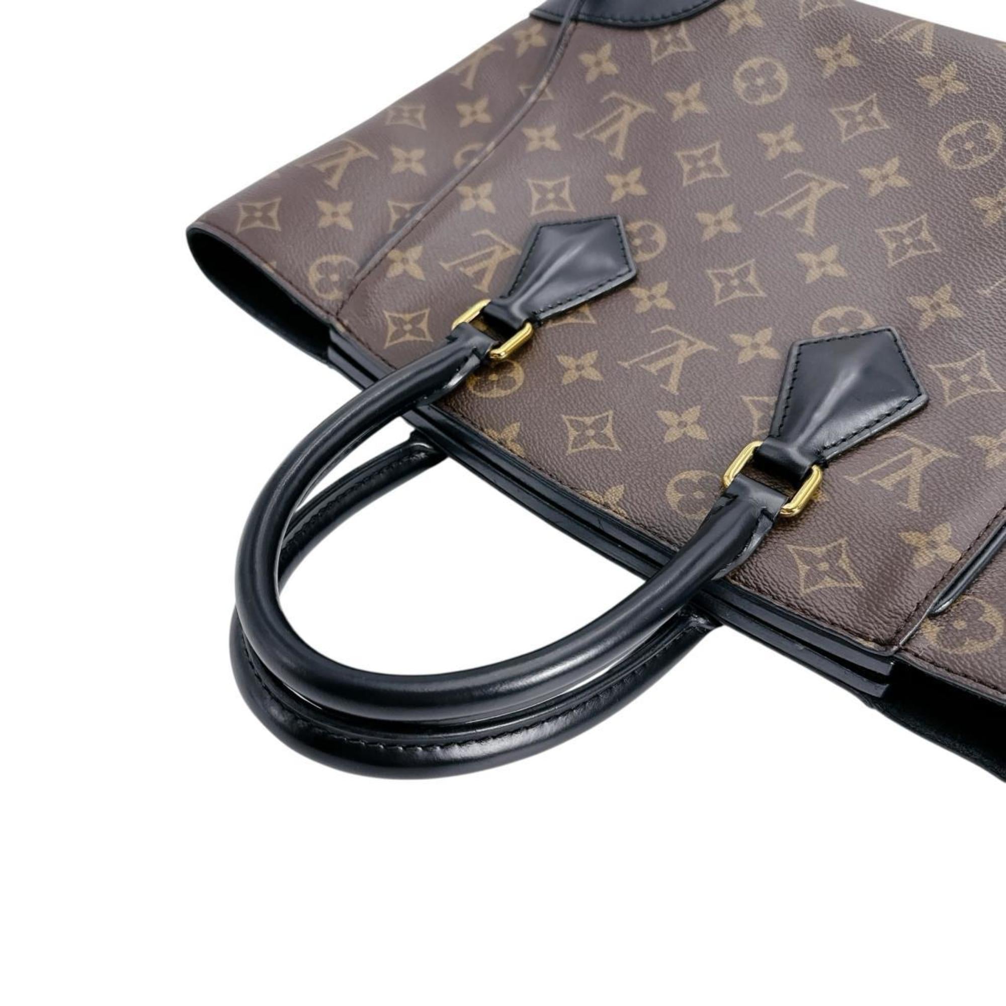 Louis Vuitton Brown Monogram Canvas Handbag