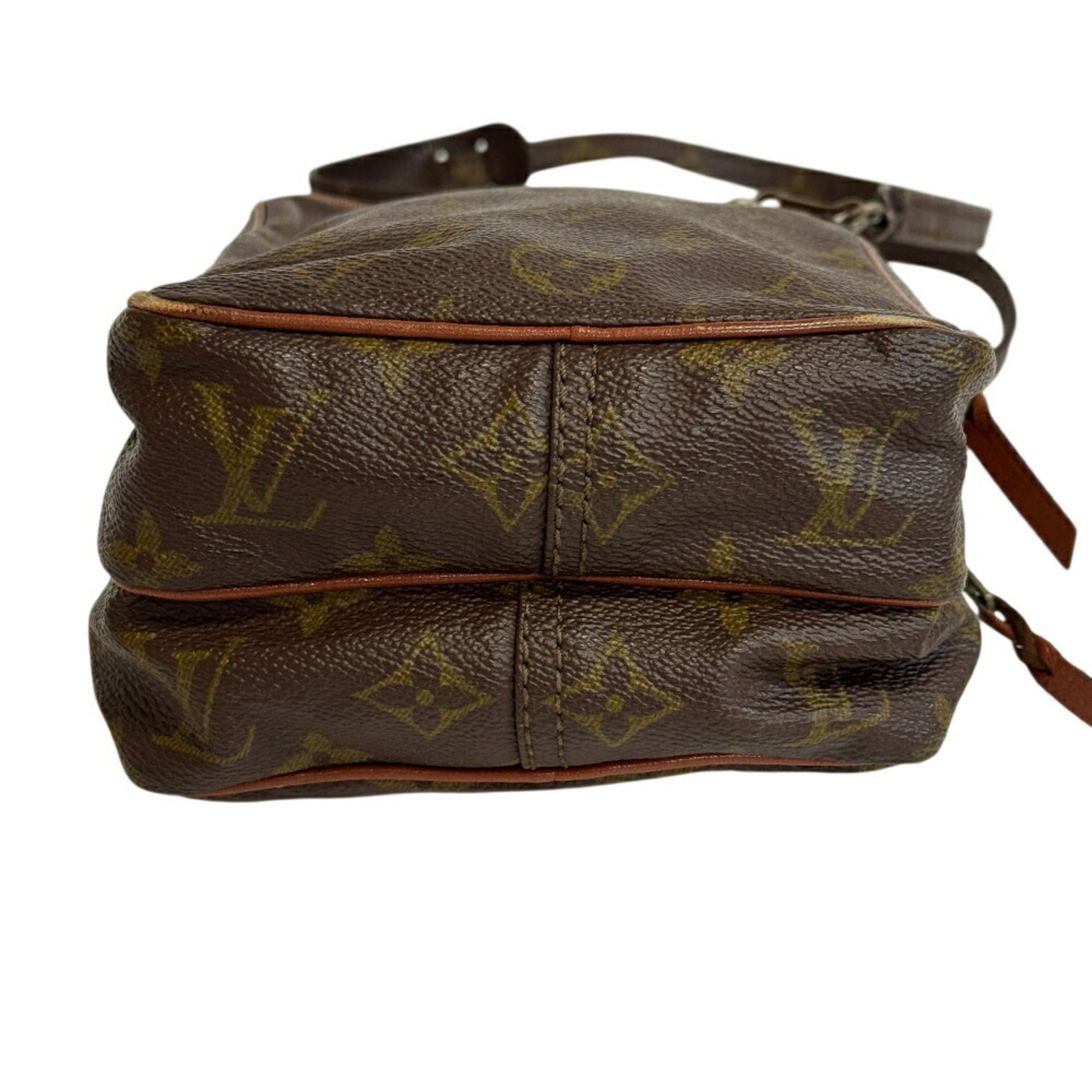 Louis Vuitton Brown Monogram Leather Shoulder Bag