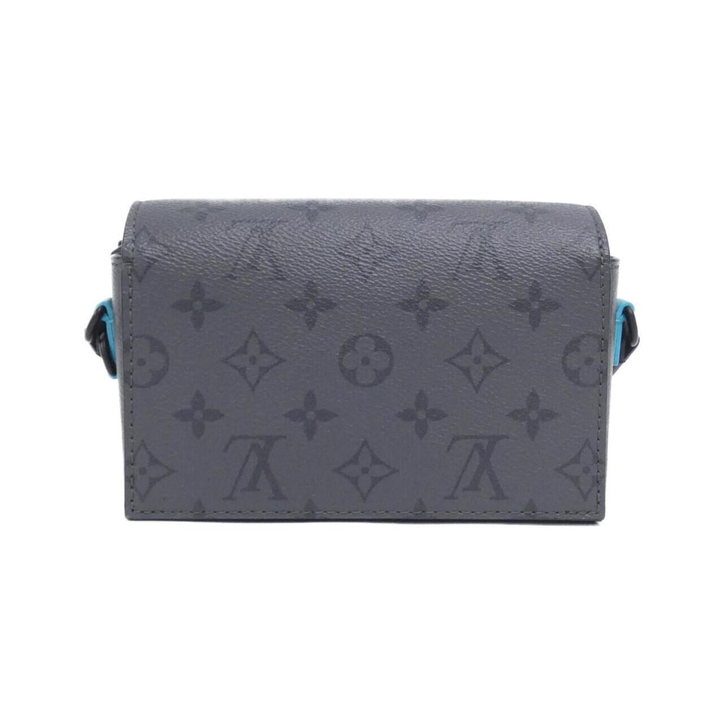 Louis Vuitton Black Coated Canvas Shoulder Bag
