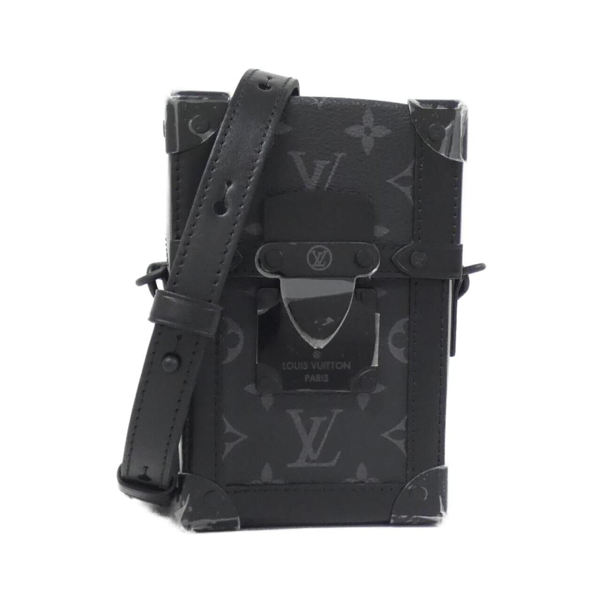 Louis Vuitton Black Coated Canvas Shoulder Bag
