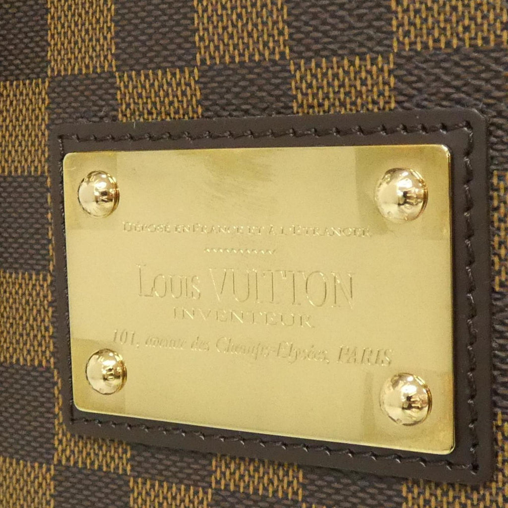 Louis Vuitton Brown Coated Canvas Handbag