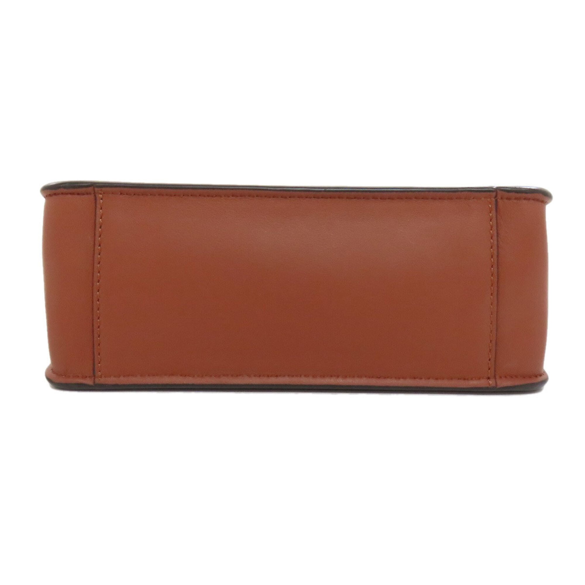 Fendi Brown Leather Shoulder Bag