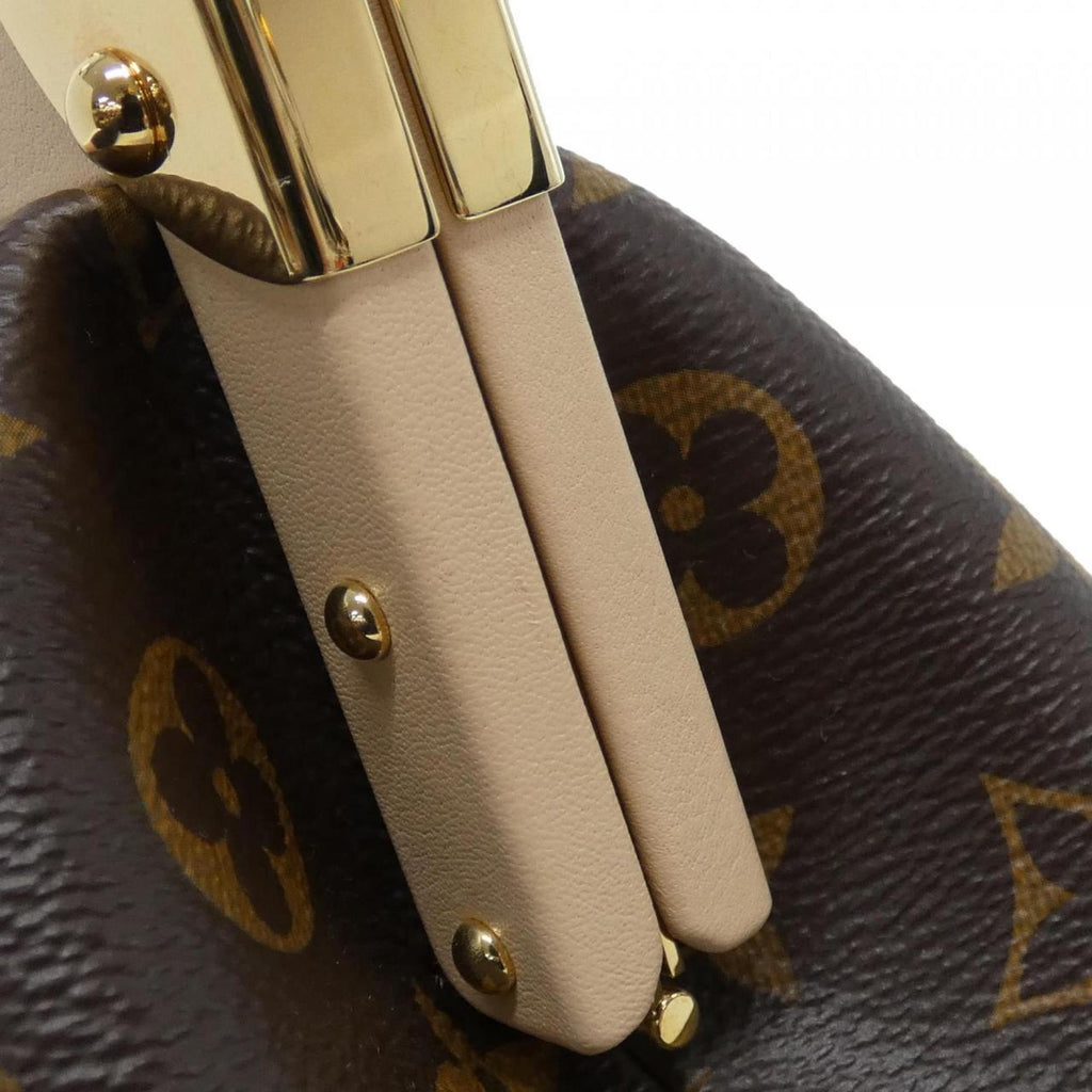 Louis Vuitton Marron Coated Canvas Handbag