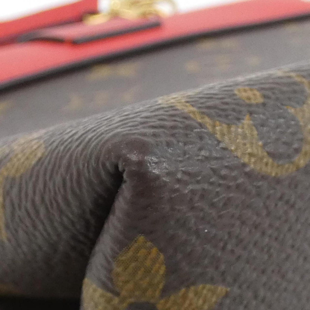 Louis Vuitton Brown Coquelicots Coated Canvas Leather Handbag