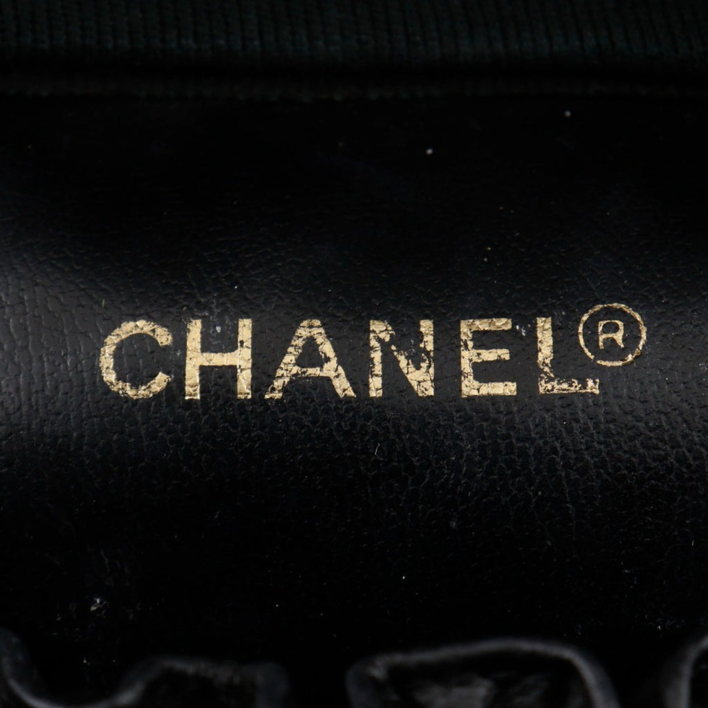 Chanel Black Leather Handbag Pouch
