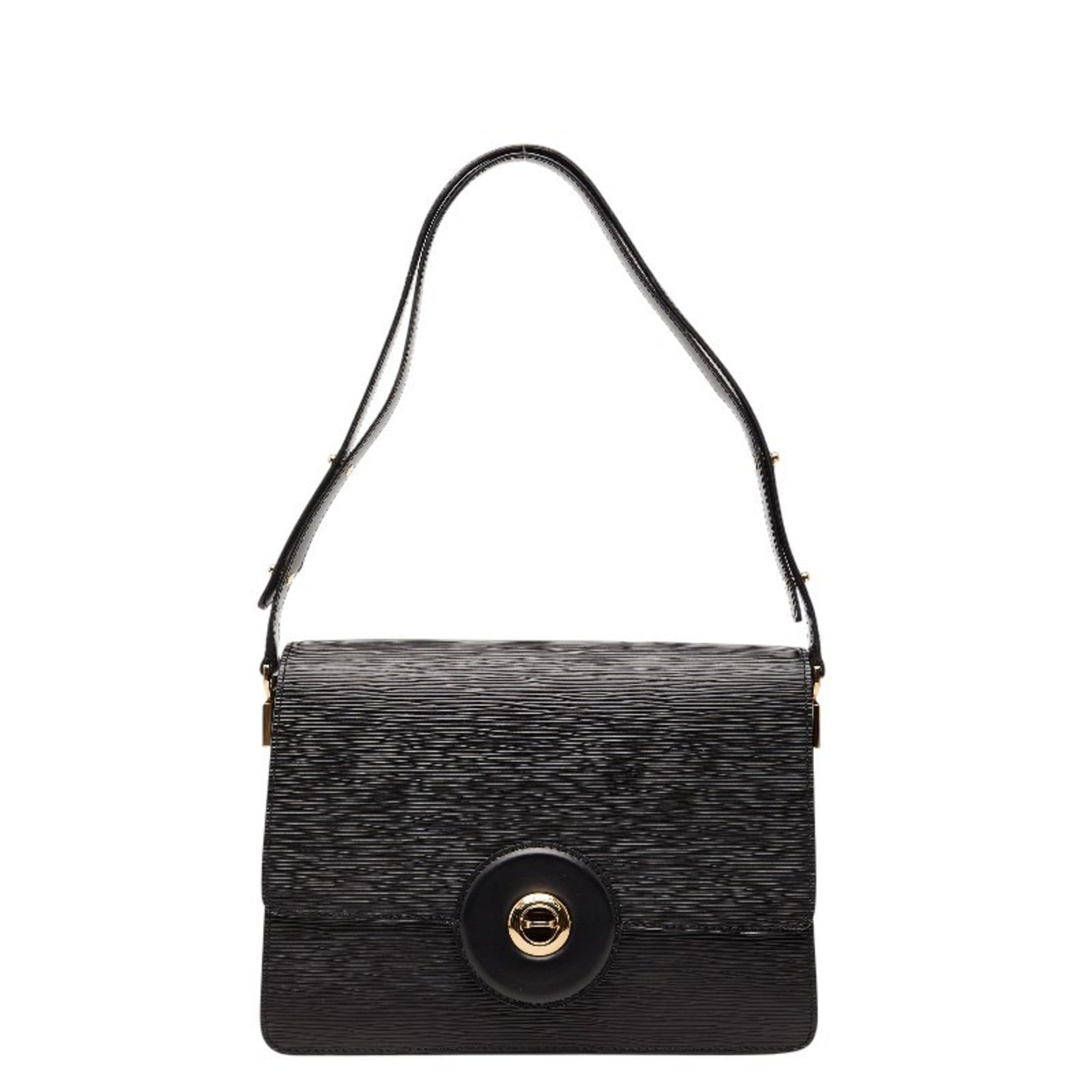 Louis Vuitton Black Noir Leather Shoulder Bag
