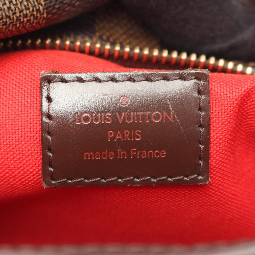 Louis Vuitton Brown Coated Canvas Pvc Damier Canvas Leather Shoulder Bag