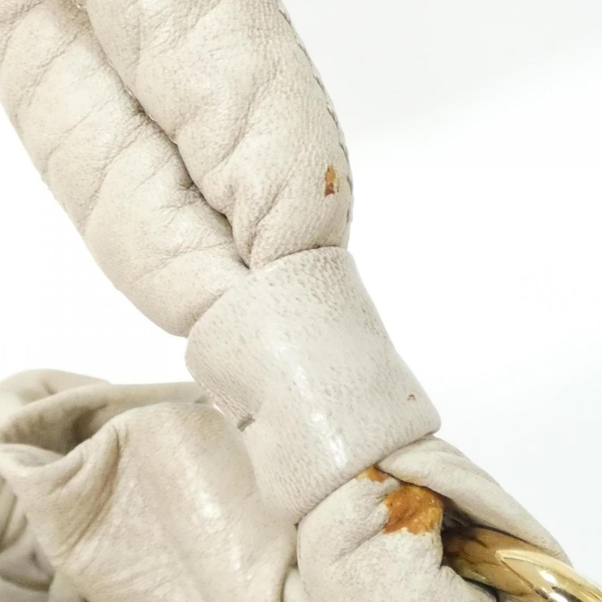 Louis Vuitton Beige Leather Shoulder Bag