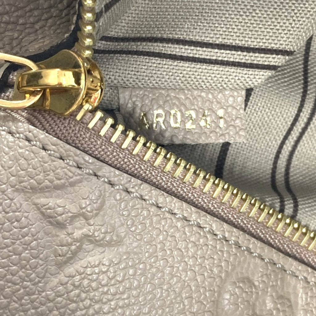 Louis Vuitton Monogram Empreinte Beige Tourterelle Monogram Empreinte Handbag Pochette Shoulder Bag