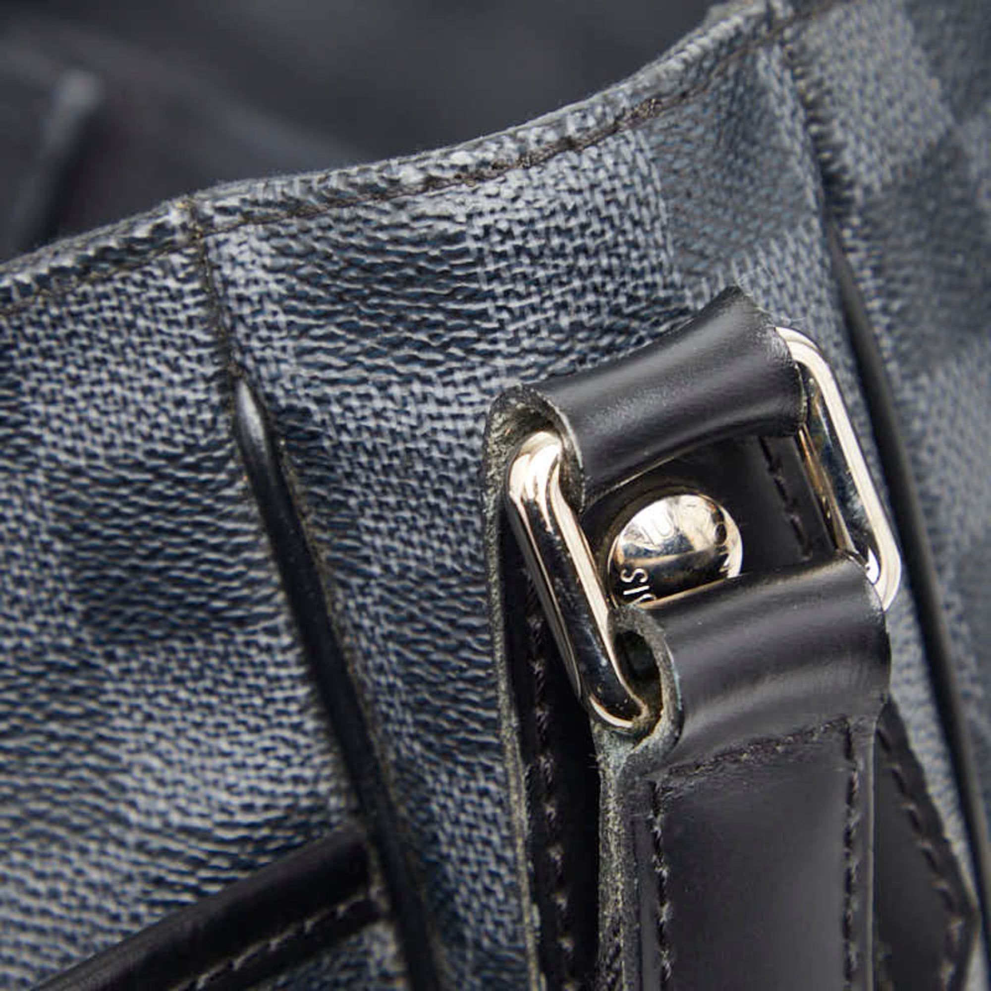 Louis Vuitton Black Pvc Leather Shoulder Bag