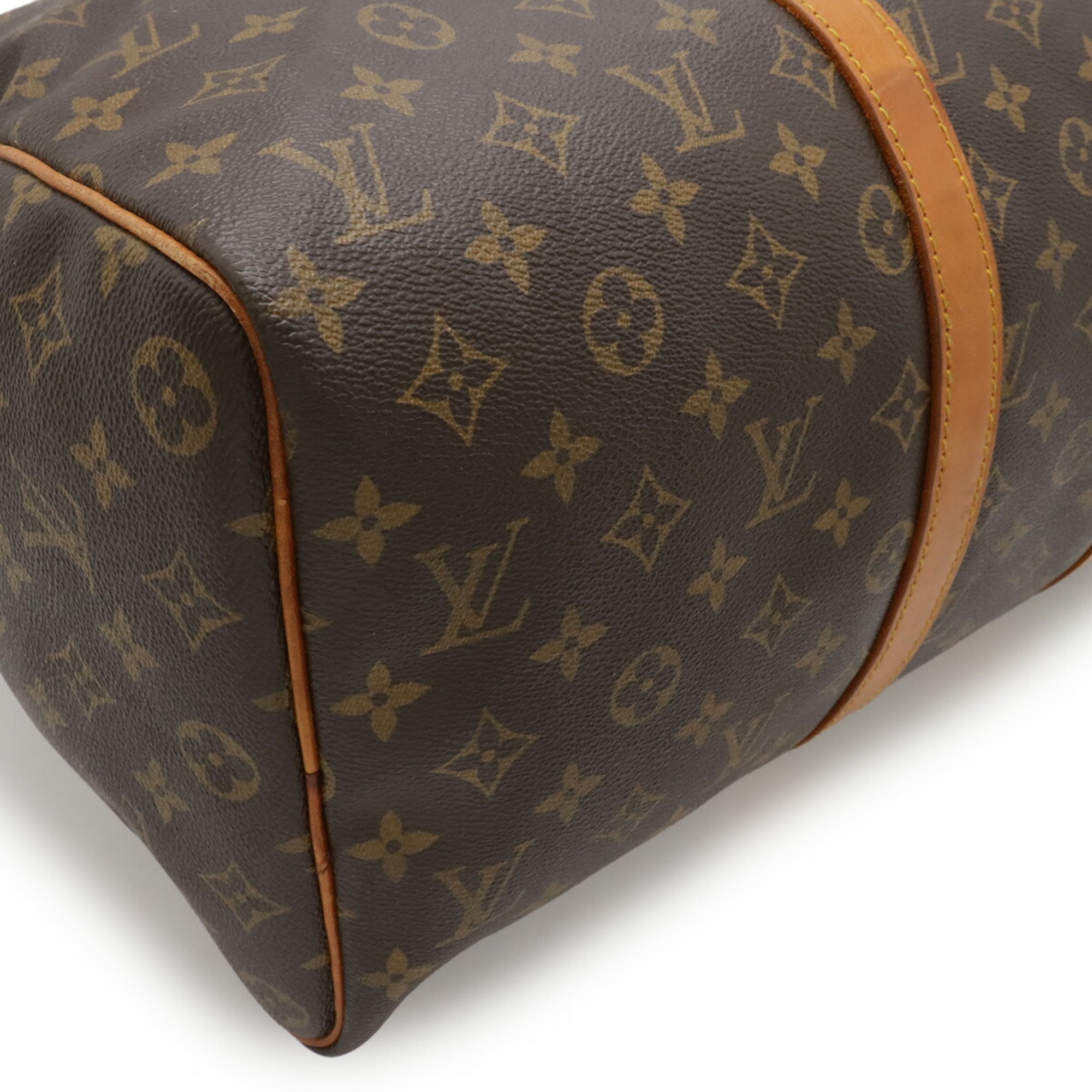 Louis Vuitton Brown Pvc Boston Bag Handbag