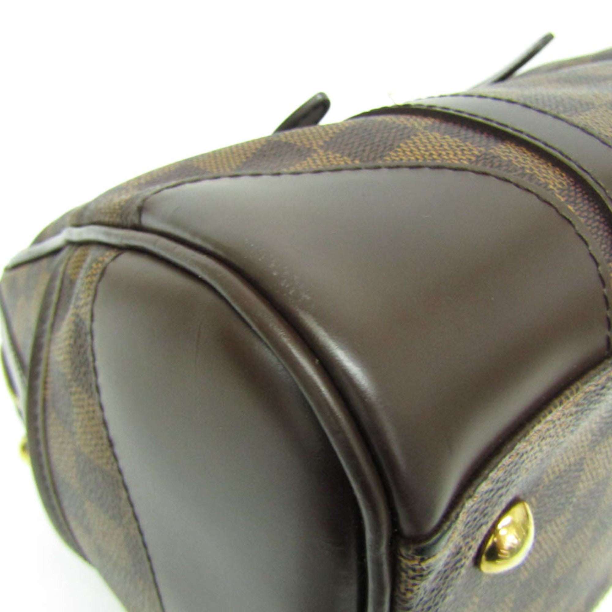Louis Vuitton Damier Ebene Damier Canvas Handbag