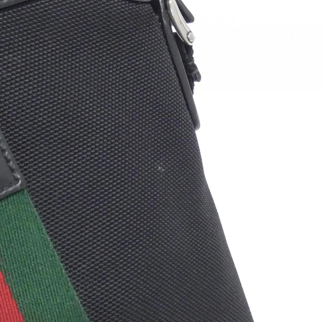 Gucci Black Canvas Shoulder Bag (Pre-Owned)