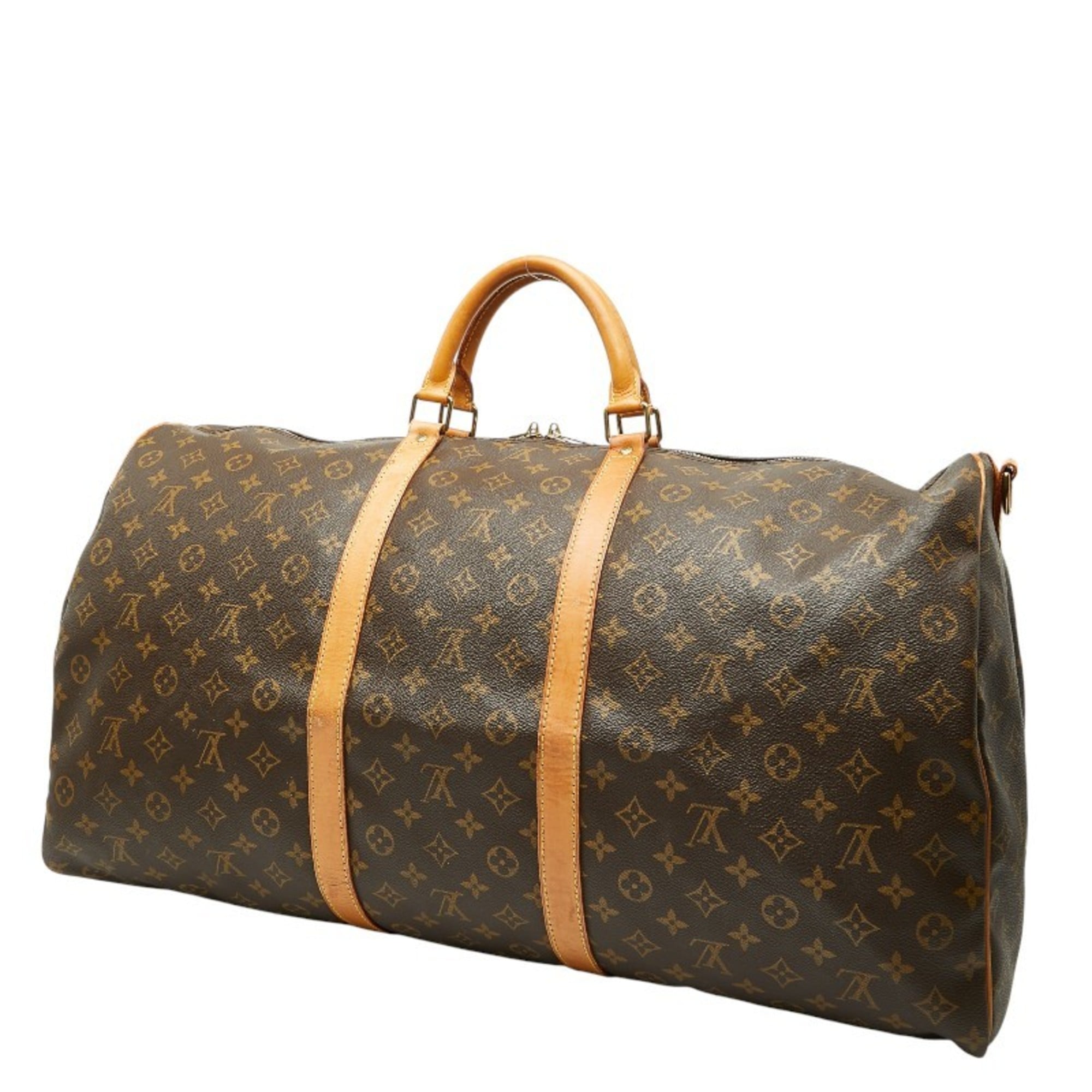 Louis Vuitton Brown Boston Bag