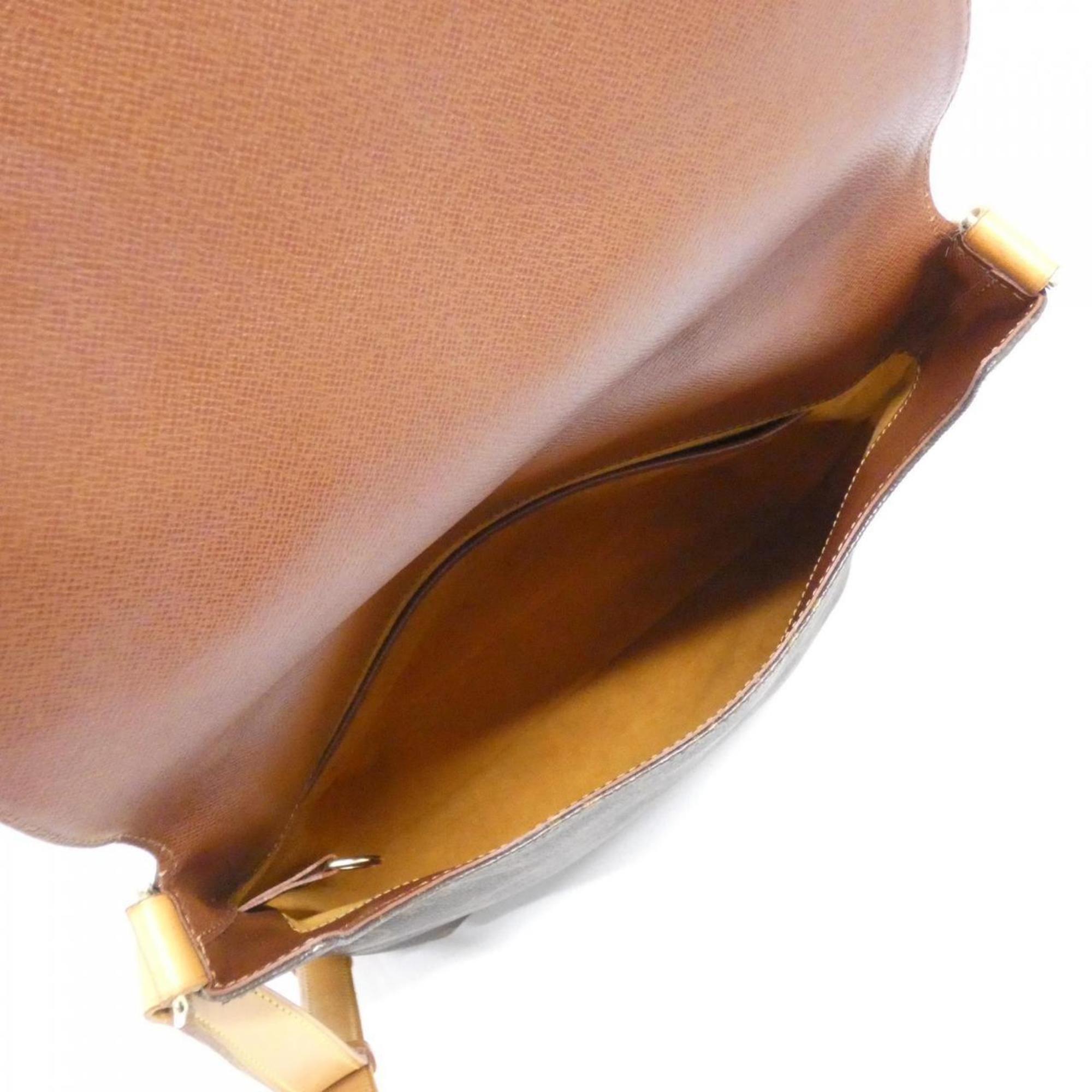 Louis Vuitton Marron Coated Canvas Shoulder Bag