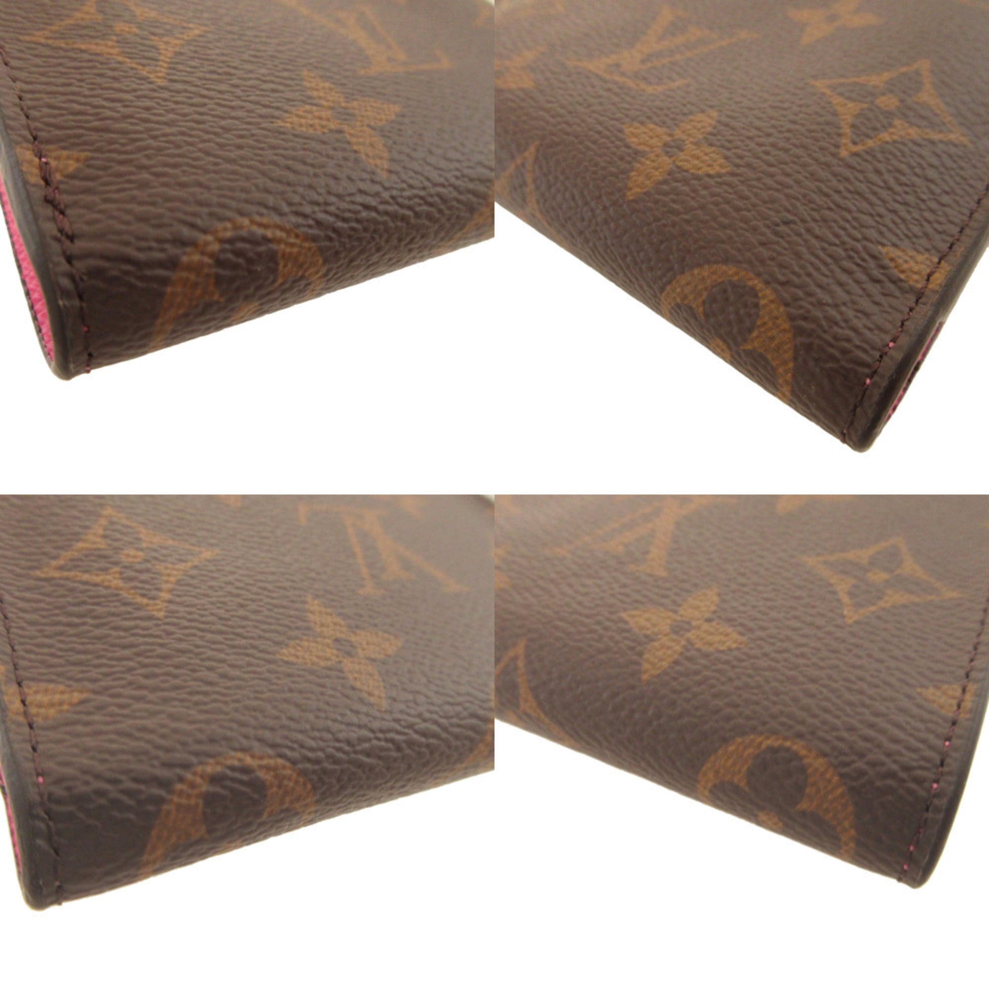Louis Vuitton Brown Monogram Pink Monogram Wallet