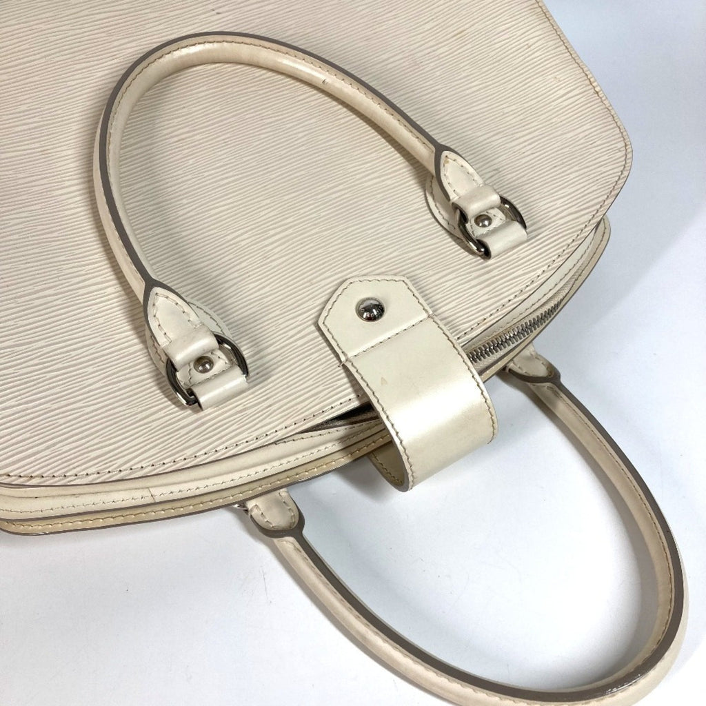Louis Vuitton Lv Off White White Epi Leather Boston Bag Handbag Shoulder Bag