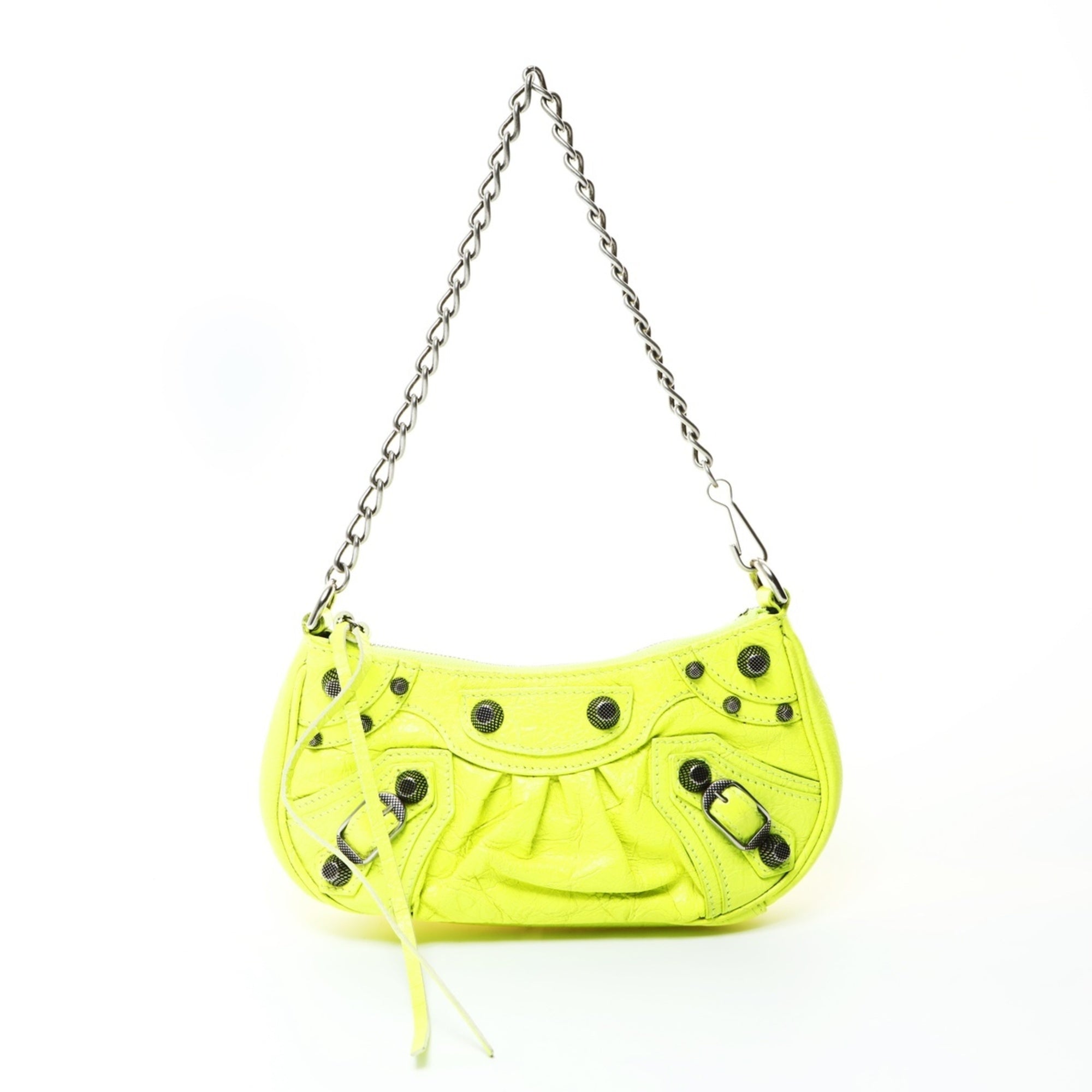 Balenciaga Giant Yellow Leather Shoulder