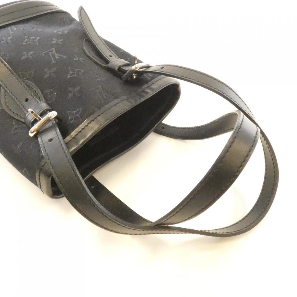 Louis Vuitton Monogram Satin Black Monogram Satin Handbag