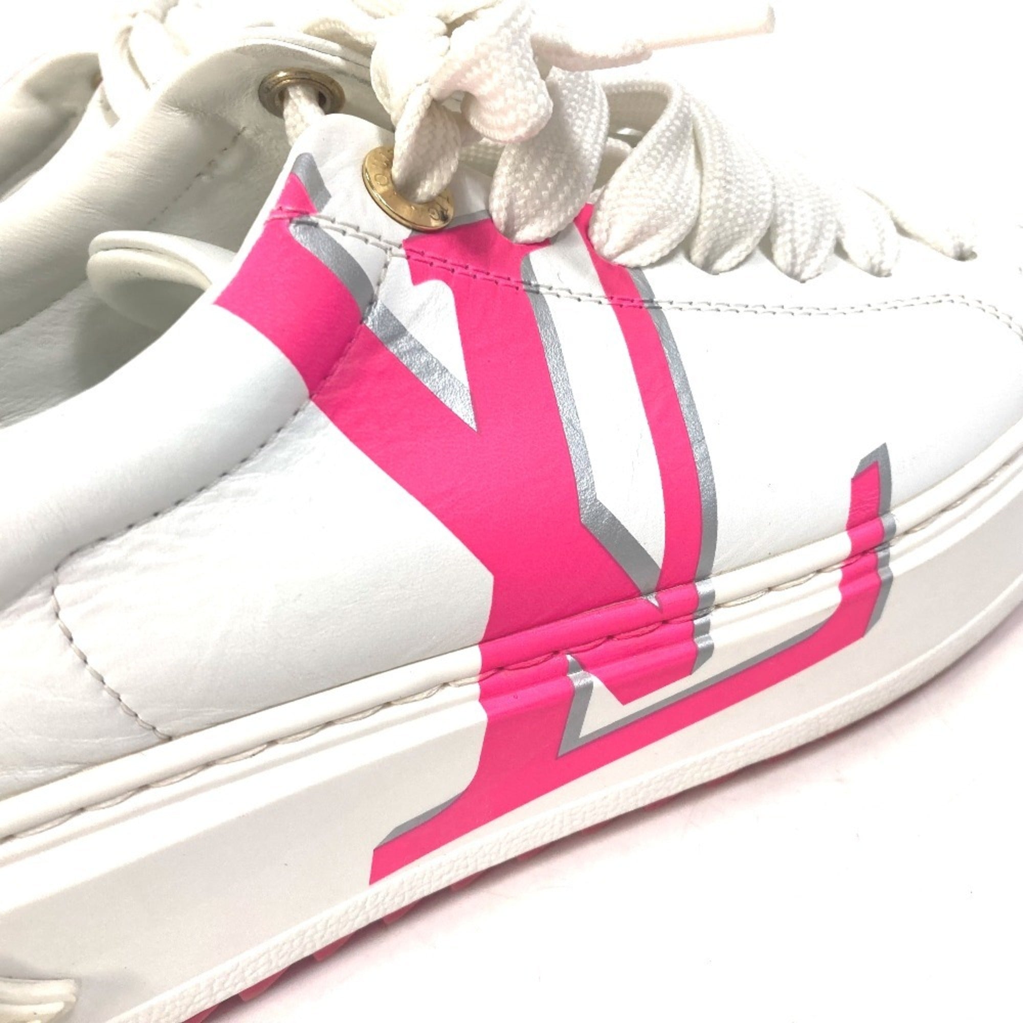 Louis Vuitton Pink White Sneakers