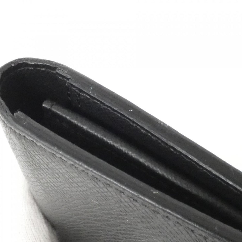 Louis Vuitton Black Leather Long Wallet