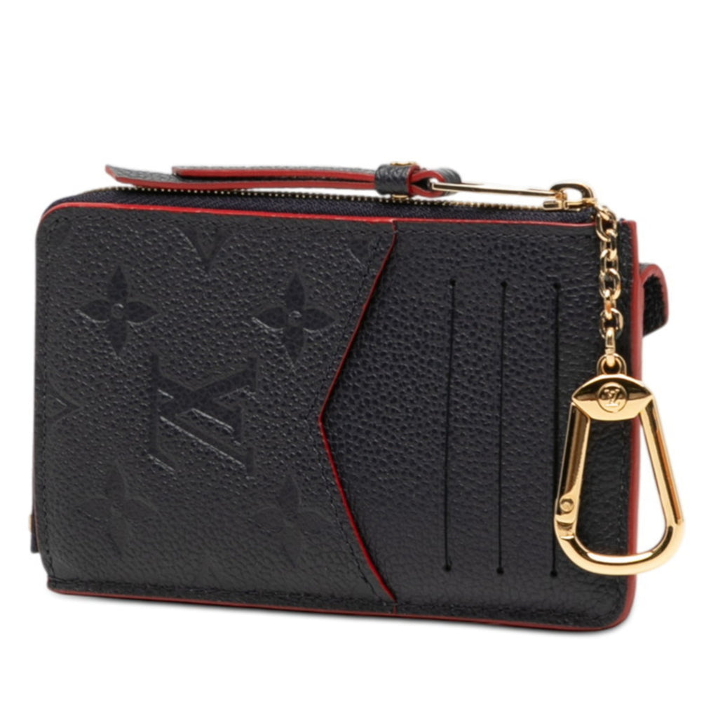 Louis Vuitton Marine Rouge Navy Leather Coin Purse/Coin Case