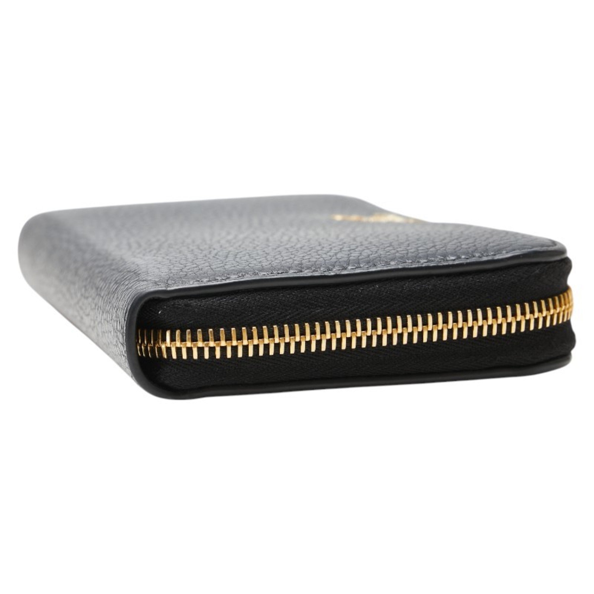 Prada Navy Leather Long Wallet (Bi-Fold)