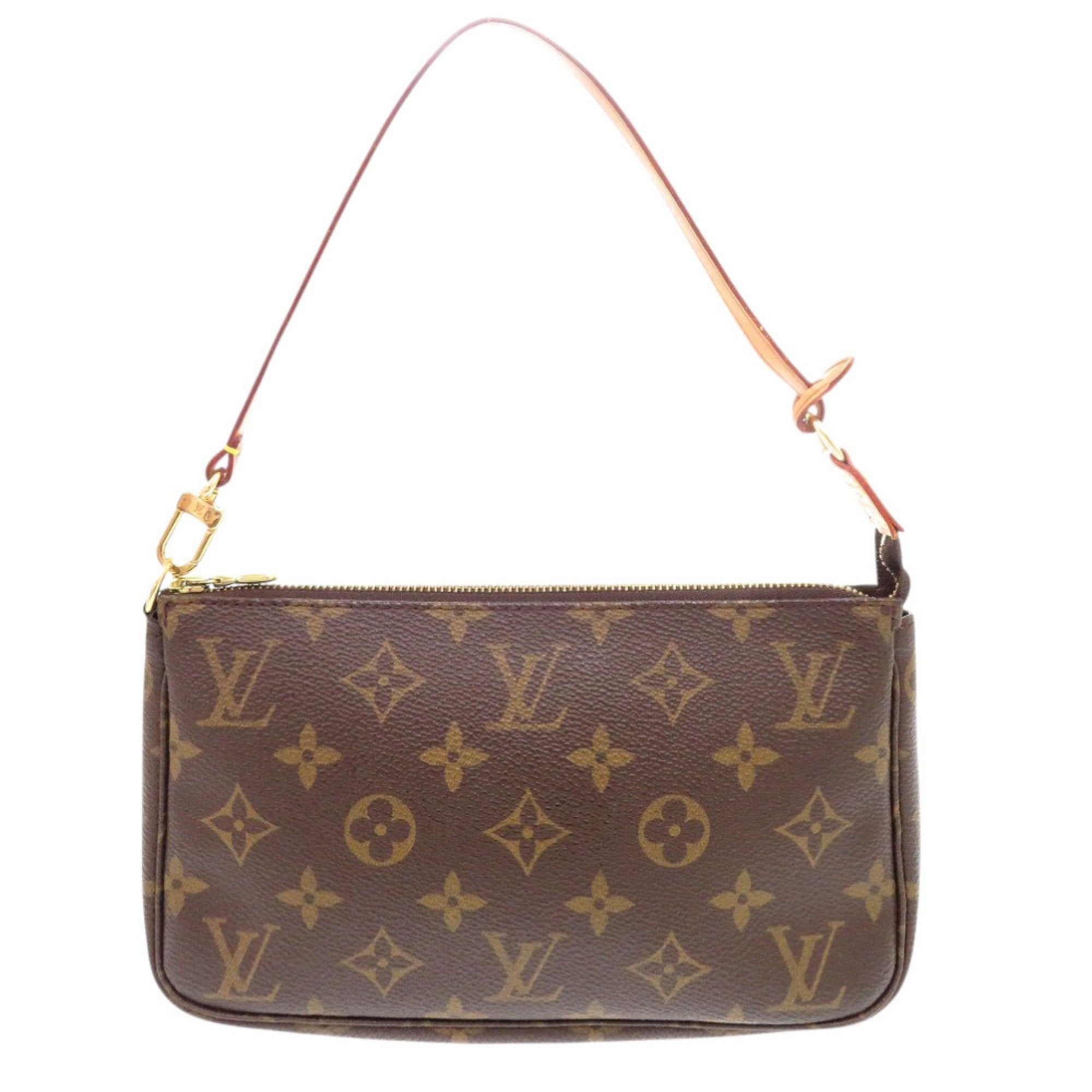 Louis Vuitton Brown Monogram Canvas Pochette Pouch