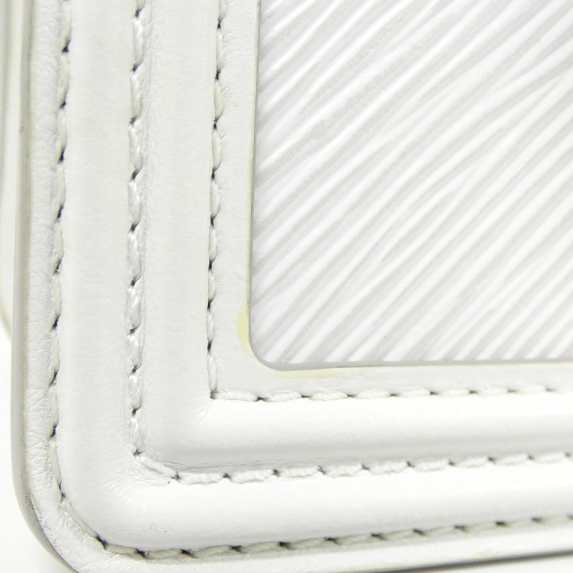 Louis Vuitton White Leather Shoulder Bag