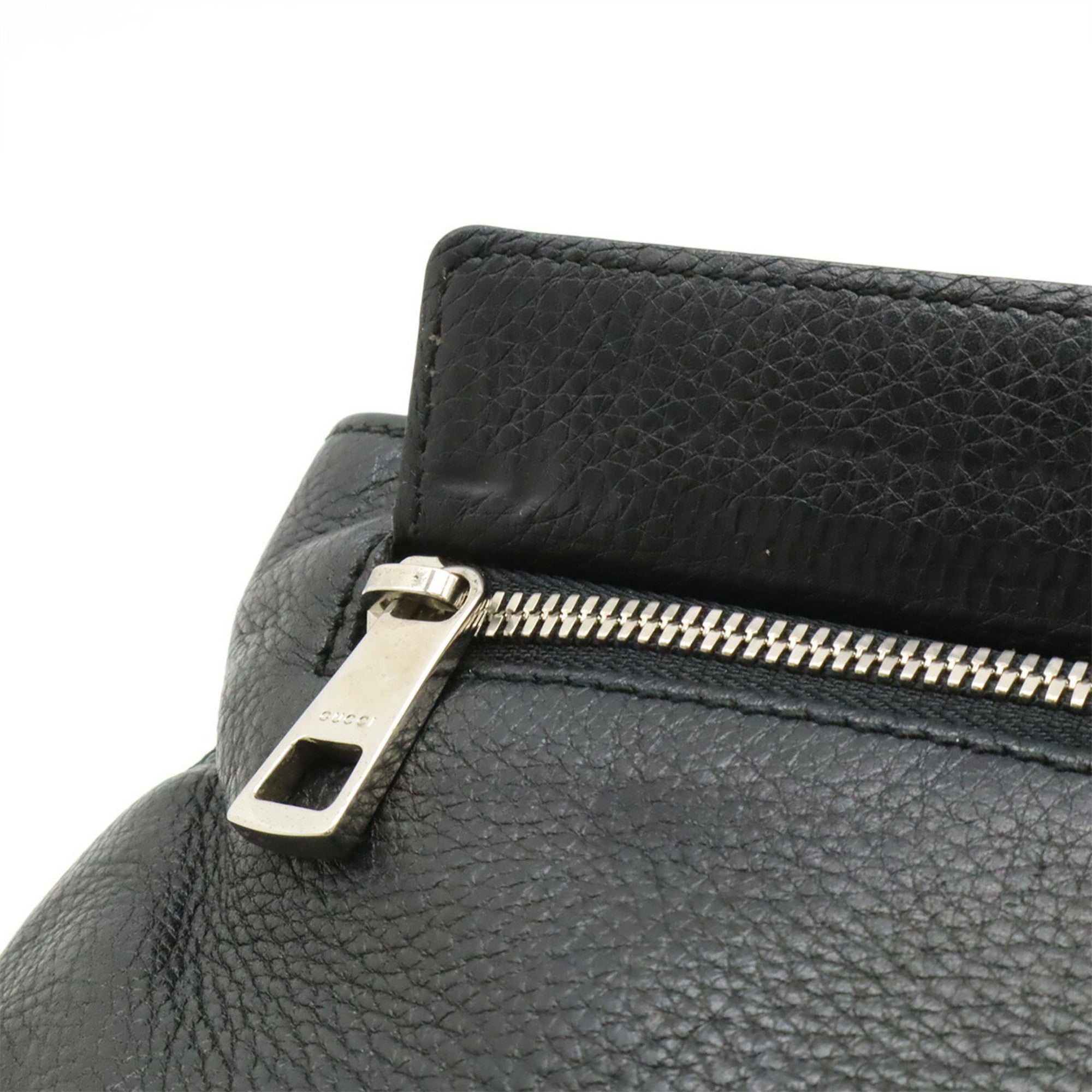Gucci Soho Black Leather Shoulder Bag Sling Bag (Pre-Owned)