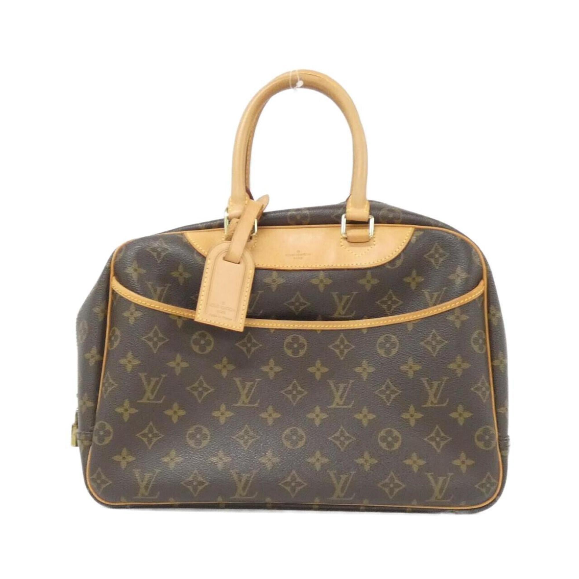 Louis Vuitton Brown Coated Canvas Handbag