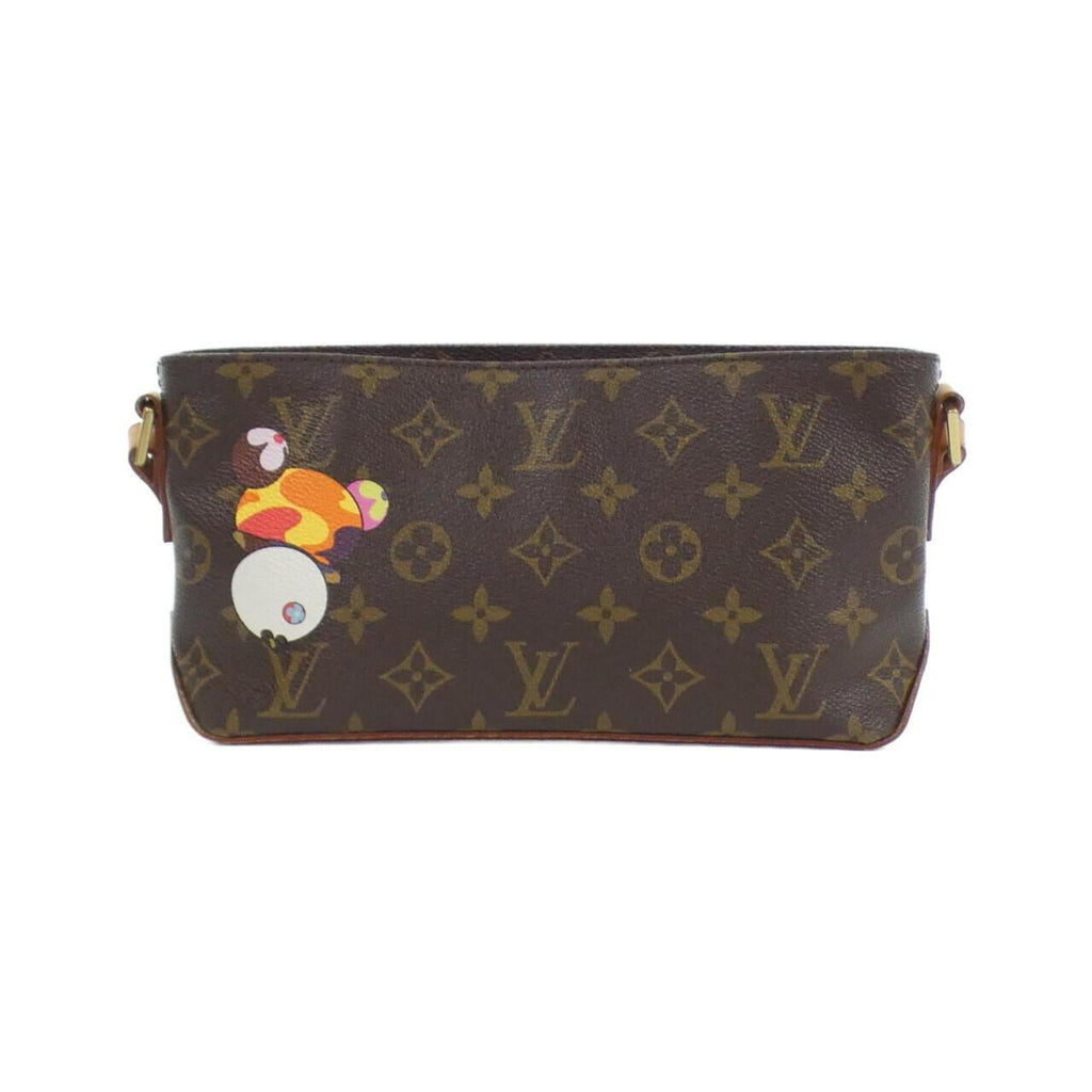 Louis Vuitton Brown Marron Monogram Panda Coated Canvas Shoulder Bag