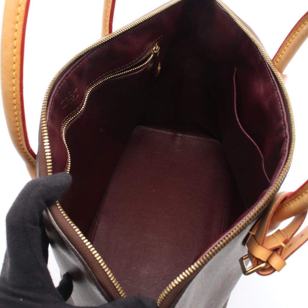 Louis Vuitton Brown Coated Canvas Monogram Pvc Leather Handbag