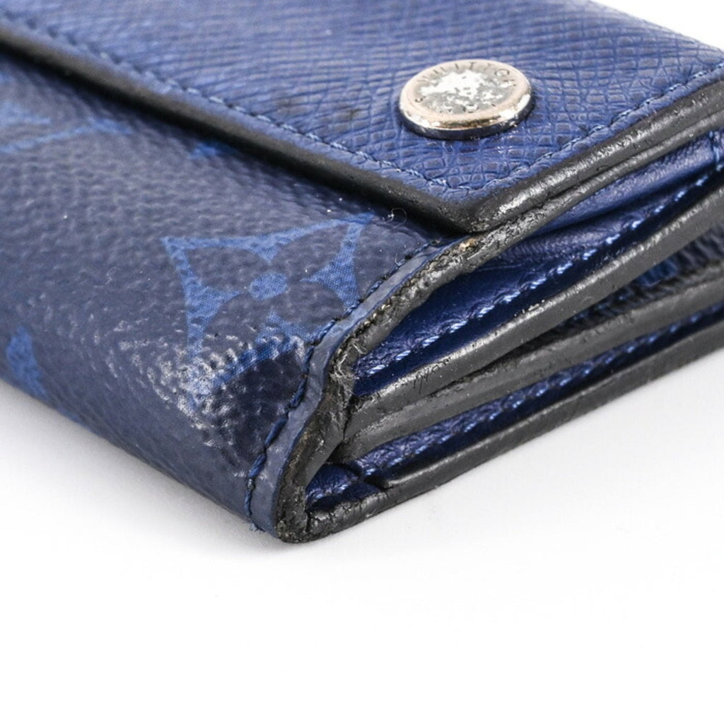 Louis Vuitton Blue Taigarama Wallet (Tri-Fold)